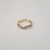 Anel de falange ondas folheado a ouro 18k - comprar online