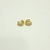 Brinco de argolinha com pedrinhas para segundo furo folheado a ouro 18k - comprar online
