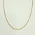 Corrente grossa fio baiano 41cm folheada a ouro 18k - comprar online