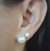 Brinco de pérola 5mm folheado a ouro 18k - JOSI LEON SEMIJOIAS