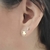 Brinco lua segundo furo folheado a ouro 18k - comprar online