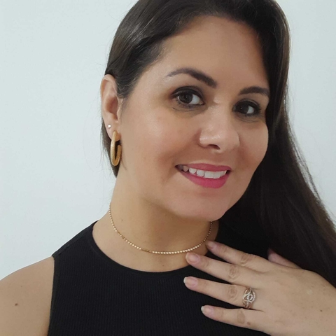 Colar choker bolinhas amassadas folheado a ouro 18k