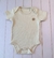 Body americano liso manga corta beige