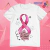 Camiseta "Outubro Rosa"