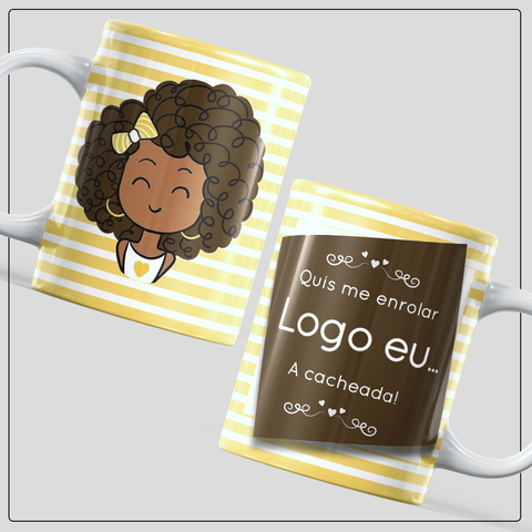 Caneca "Cacheada"