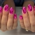 Efecto espejo rosa
