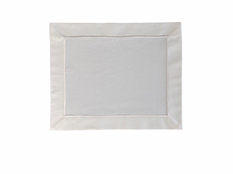 JOGO AMERICANO FACE ÚNICA LISO OFF WHITE