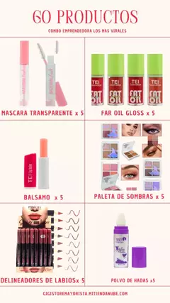 COMBO EMPRENDEDORA 60 PRODUCTOS - comprar online