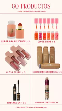 COMBO EMPRENDEDORA 60 PRODUCTOS