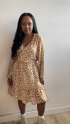 Vestido animal print Fran na internet