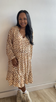 Vestido animal print Fran - comprar online