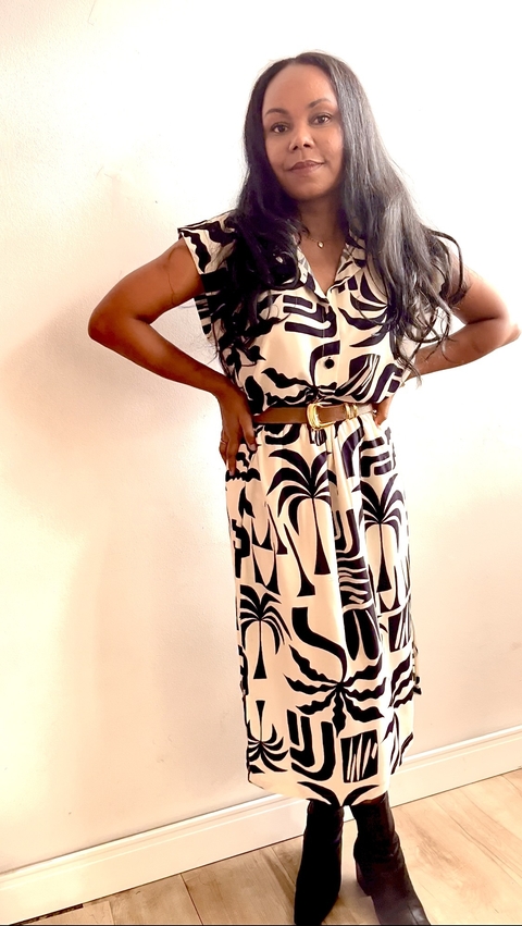 Conjunto camisa e saia Rose - comprar online