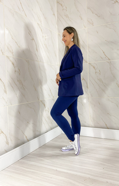 Blazer Feminino em Alfaiataria Azul Marinho - loja online