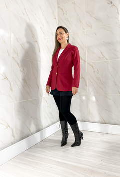 Blazer Feminino em Alfaiataria Lia Cereja - loja online