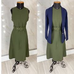 Imagem do Vestido Mídi com Cinto (06 cores)