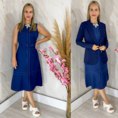 Vestido Mídi com Cinto (06 cores) - comprar online