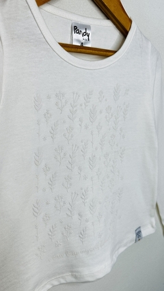 Imagen de Remera nena flores puff - Cod: 24236