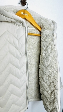 Campera unisex abrigo forrado piel - Cod: 24134 - comprar online