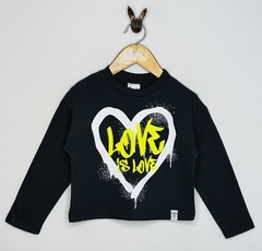 Remera nena oversized love - Cod: 24247 en internet