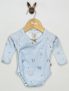 Body cruzado interlock PIMA estampado bebe - Cod: BB601 en internet