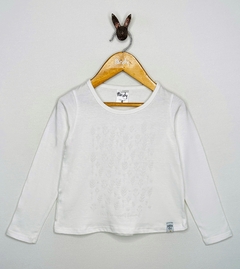 Remera nena flores puff - Cod: 24236 - tienda online