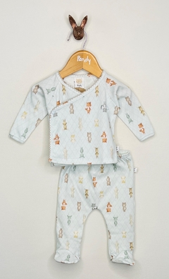 Conjunto Minimo camisetita y ranita bebe - COD BB603 - comprar online