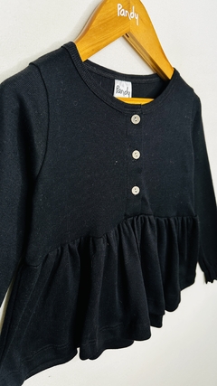 Remera nena volado y botones - Cod. 25252 - tienda online