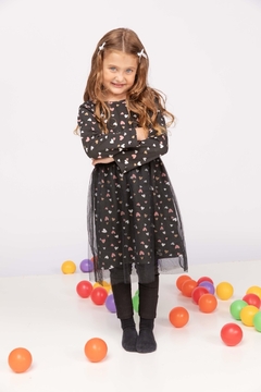 Vestido nena modal y tul COD - 25028 - comprar online