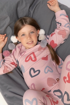 Buzo nena frisa corazón - Cod. 25225 - comprar online