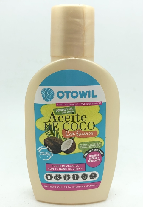 Protector termico, Aceite de Coco con Quinua 60ML Otowil