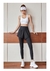 Imagem do Calças de ginastica de cintura alta feminina de duas peças Leggings sem costura de alta elasticidade - F.DYRAA