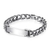 Bracelete crânio cruzado meio-fio pulseira masculina Fongten aço inoxidável - FONGTEN na internet