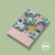 Cuaderno A4 Tropical Flowers - Celeste