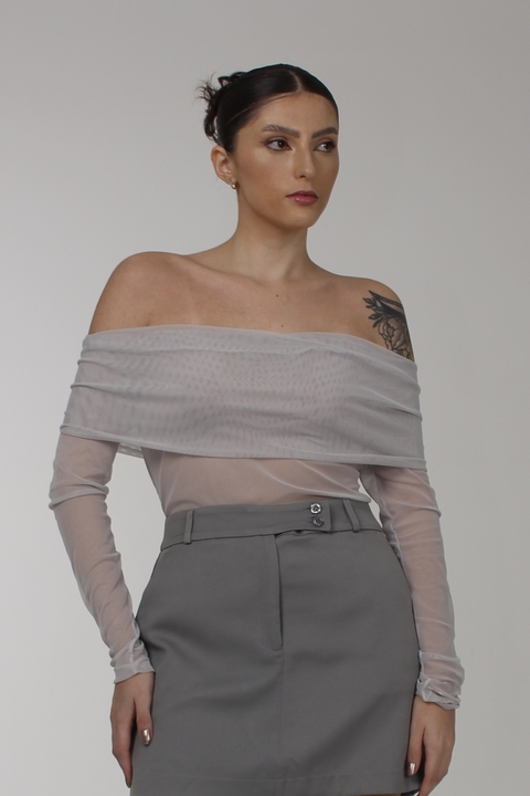 Blusa Astrid Cinza