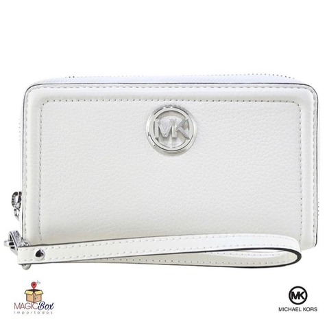 Carteira Michael Kors em couro branca