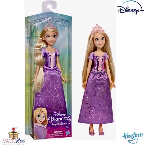 Princesa Disney Rapunzel Shimmer Hasbro com acessórios
