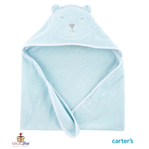 Toalha Carter’s com capuz azul
