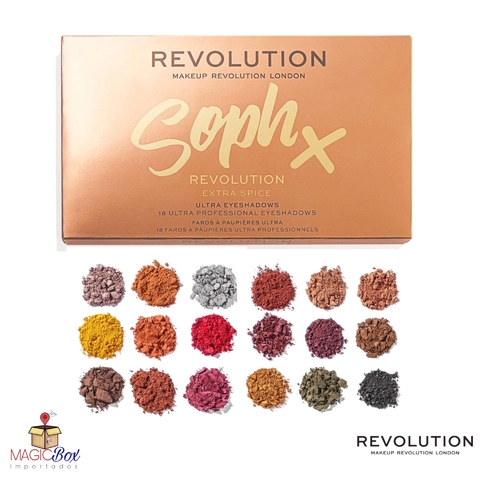 Paleta De Sombras Revolution Soph X Extra Spice