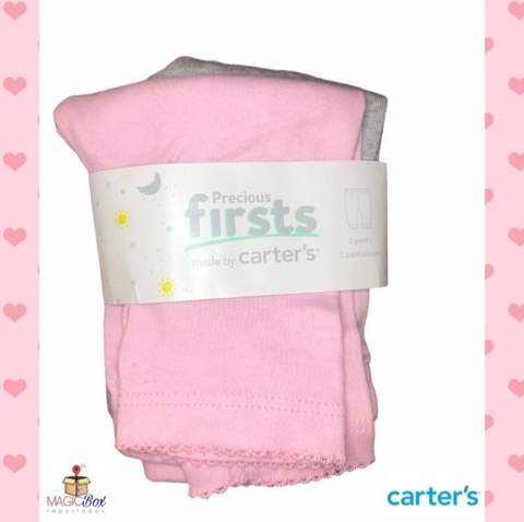 Kit Carter’s com 2 calças em algodão