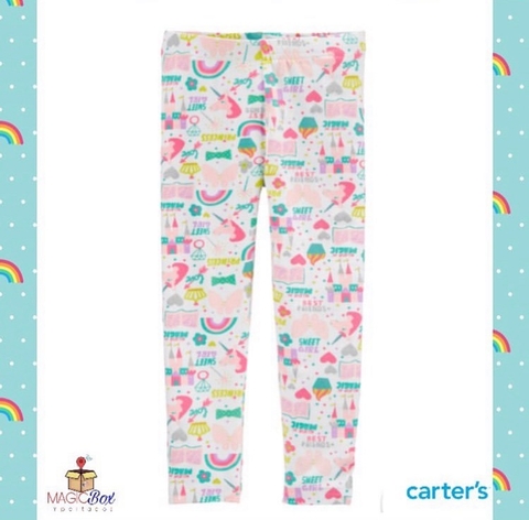 Calça Carter’s de algodão unicórnio
