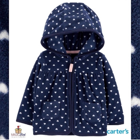 Casaco Carter’s em fleece azul quentinho