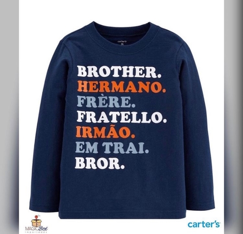 Blusa manga longa Carters