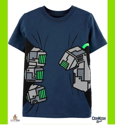 Camiseta Oshkosh robô