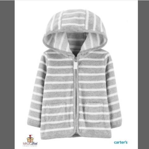 Casaco com capuz Carters em fleece