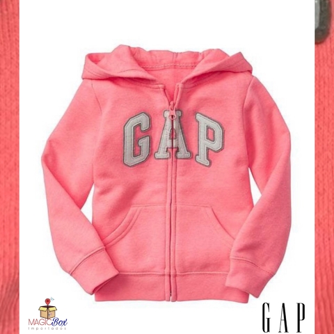 Moletom GAP com capuz e bolso flanelados