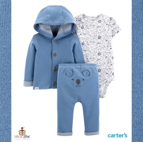 Trio Carter’s coala azul