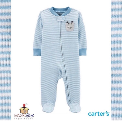 Macacão Carter’s thermal azul gatinho