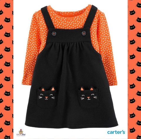 Conjuntinho Carter’s vestido Halloween