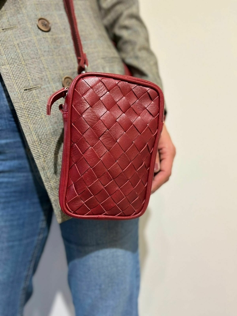 Mini bag Magnolia - Bordo - comprar online