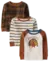 Kit com 3 blusas manga longa masculina The Childrens Place - comprar online